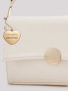 Caprese Emily In Paris Solid Medium Hobo Handbag Peach