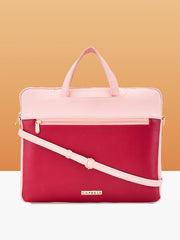 Caprese Ryma Large Maroon Laptop Bag Bag