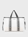 Caprese Trinity Laptop Bag Large Women Handbag | Office Handbag Cream