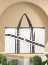 Caprese Trinity Laptop Bag Large Women Handbag | Office Handbag Cream