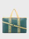 Caprese Trinity Laptop Bag Large Women Handbag | Office Handbag Dark Green