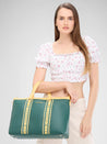 Caprese Trinity Laptop Bag Large Women Handbag | Office Handbag Dark Green
