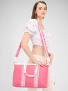 Caprese Trinity Laptop Bag Large Women Handbag | Office Handbag Fuchsia