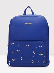 Caprese Adah Large Blue Laptop Backpack