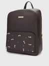 Caprese Adah Laptop Backpack Large Chocolate Brown