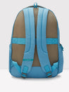 Caprese Xenia School Laptop Backpack Large Printed Light Blue