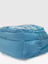 Caprese Xenia School Laptop Backpack Large Printed Light Blue