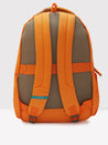 Caprese Xenia School Laptop Backpack Large Printed Orange