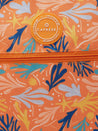 Caprese Xenia School Laptop Backpack Large Printed Orange