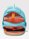 Caprese Xenia School Laptop Backpack Large Printed Turquoise