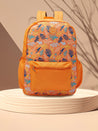 Caprese Xenia Laptop Backpack X Large Printed Orange