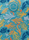 Caprese Xenia Laptop Backpack X Large Printed Turquoise