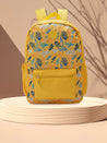 Caprese Xenia Laptop Backpack X Large Printed Yellow