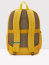 Caprese Xenia Laptop Backpack X Large Printed Yellow