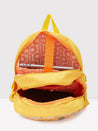 Caprese Xenia Laptop Backpack X Large Printed Yellow
