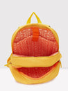 Caprese Xenia Laptop Backpack X Large Printed Yellow