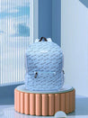 Caprese Zoe Laptop Backpack Large Light Blue