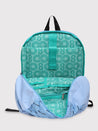 Caprese Zoe Laptop Backpack Large Light Blue