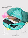 Caprese Zoe Laptop Backpack Large Sage Green