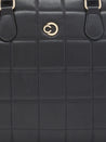 Caprese Braxton Quilted Laptop Sleeve Medium Black