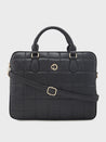 Caprese Braxton Quilted Laptop Sleeve Medium Black