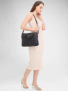 Caprese Braxton Quilted Laptop Sleeve Medium Black