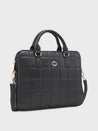 Caprese Braxton Quilted Laptop Sleeve Medium Black