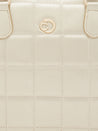 Caprese Braxton Quilted Laptop Sleeve Medium Gold