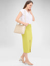 Caprese Braxton Quilted Laptop Sleeve Medium Gold