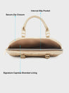 Caprese Braxton Quilted Laptop Sleeve Medium Gold
