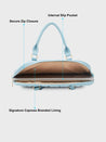Caprese Braxton Quilted Laptop Sleeve Medium Powder Blue