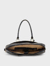 Caprese Miranda Laptop Bag Large Croco Women'S Office Bag Black