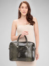Caprese Miranda Laptop Bag Large Croco Women'S Office Bag Black