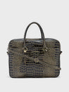 Caprese Miranda Laptop Bag Large Croco Women'S Office Bag Black