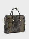Caprese Miranda Laptop Bag Large Croco Women'S Office Bag Black