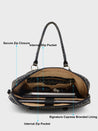 Caprese Miranda Laptop Bag Large Croco Women'S Office Bag Black