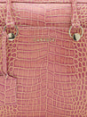 Caprese Miranda Laptop Bag Large Croco Women'S Office Bag Pink