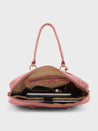 Caprese Miranda Laptop Bag Large Croco Women'S Office Bag Pink
