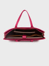 Caprese Shanaya Laptop Bag Large Printed Burgundy
