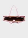 Caprese Shanaya Laptop Bag Large Printed Pink