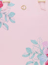 Caprese Shanaya Laptop Bag Large Printed Pink