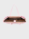 Caprese Shanaya Laptop Bag Large Printed Pink