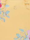 Caprese Shanaya Laptop Bag Large Printed Yellow