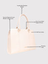 Caprese Sienna Laptop Bag Large Beige