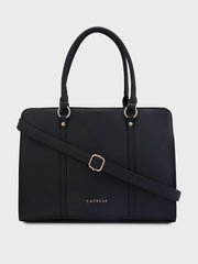 Caprese Sienna Large Black Laptop Bag