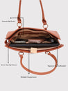 Caprese Sienna Laptop Bag Large Tan