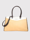 Caprese Rome Laptop Satchel Large Yellow