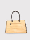 Caprese Rome Laptop Satchel Large Yellow