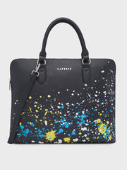 Caprese Splash Large Black Laptop