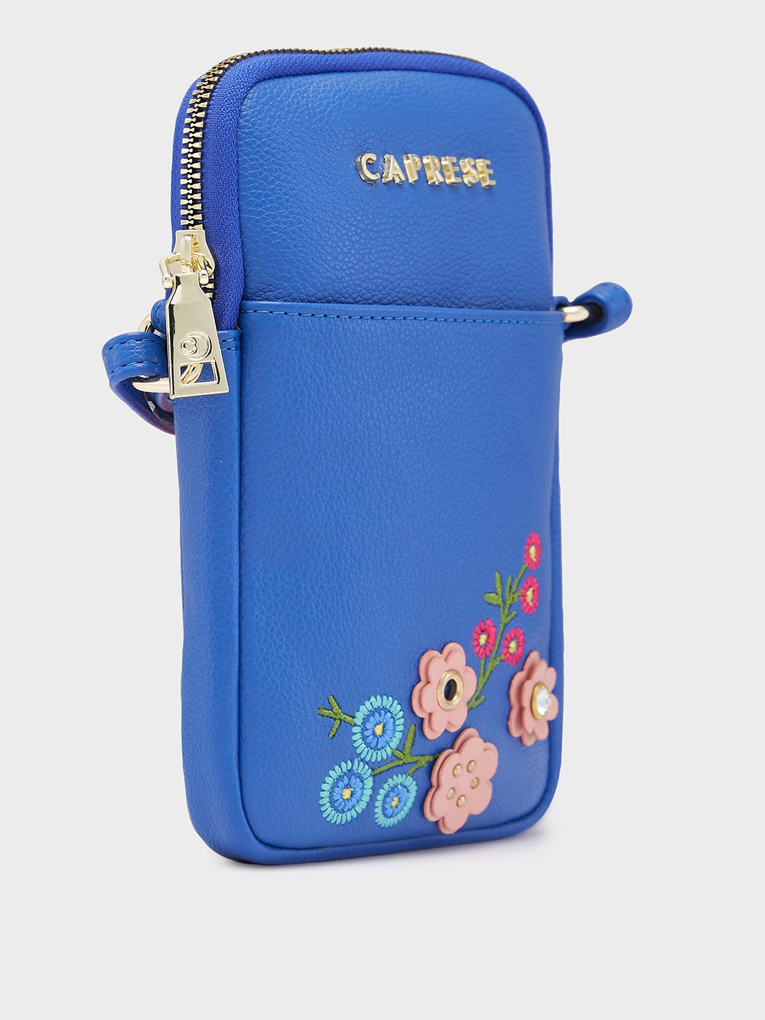 Buy Caprese Erica Mobile Pouch Small Blue Rs.959 Caprese Bags